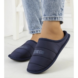 Big Star Ciabatte isolate blu navy da donna KK274602 2