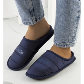 Big Star Ciabatte isolate blu navy da donna KK274602 1