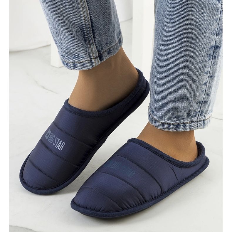 Big Star Ciabatte isolate blu navy da donna KK274602 1