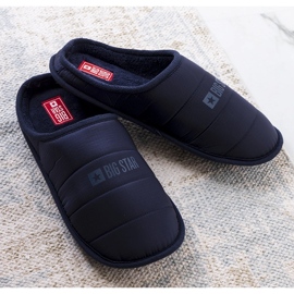 Big Star Ciabatte isolanti da uomo blu navy KK174360 1