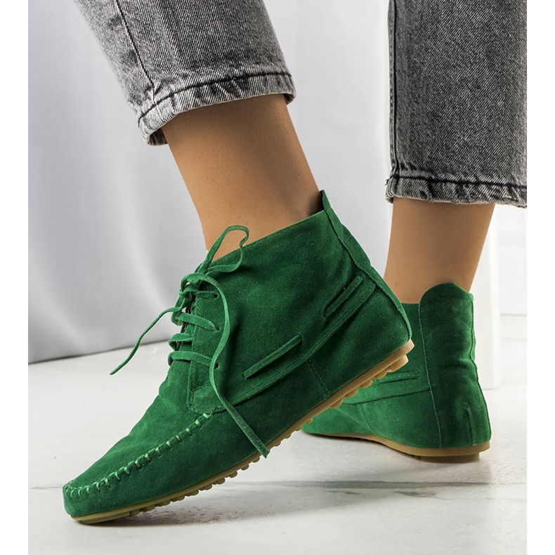 BM Stivaletto in ecopelle Lalo verde 1