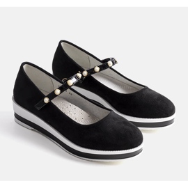 BM Le ballerine nere per bambini di Renate nero 2