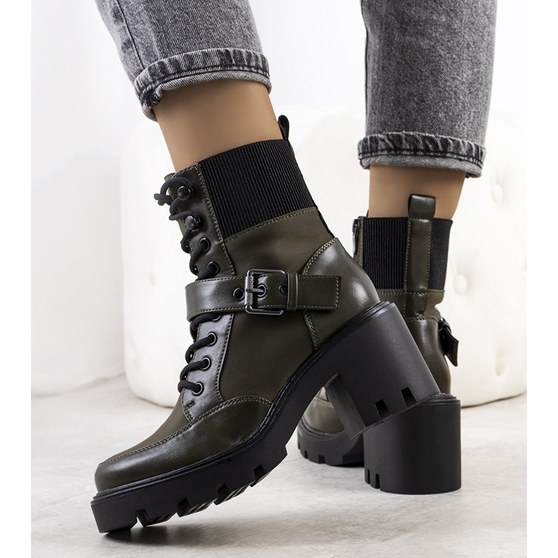 PA1 Scarpe col tacco Messina verdi verde 1