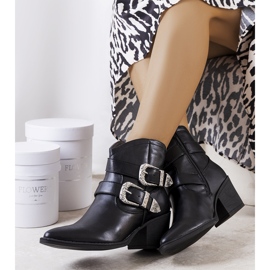 Stivali da cowboy neri nero 1