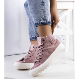 Sneakers rosa isolate Big Star EE274113 1