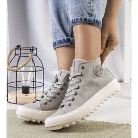 Sneakers grigie isolate Big Star EE274114 grigio 1