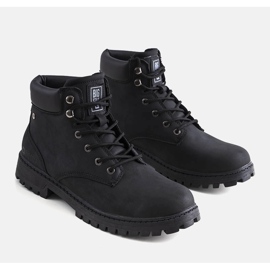 Scarponcini da trekking da uomo Big Star KK174209 neri nero 1