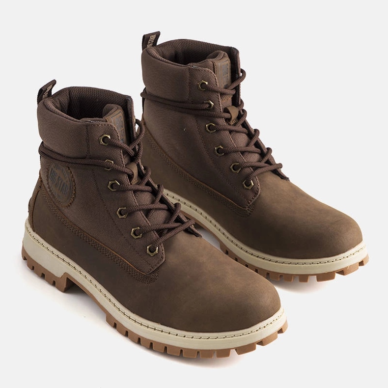 Scarponcini da trekking da uomo marroni Big Star KK174204-804 marrone 1