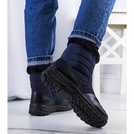 PA1 Stivali trapuntati blu navy di Beau 1