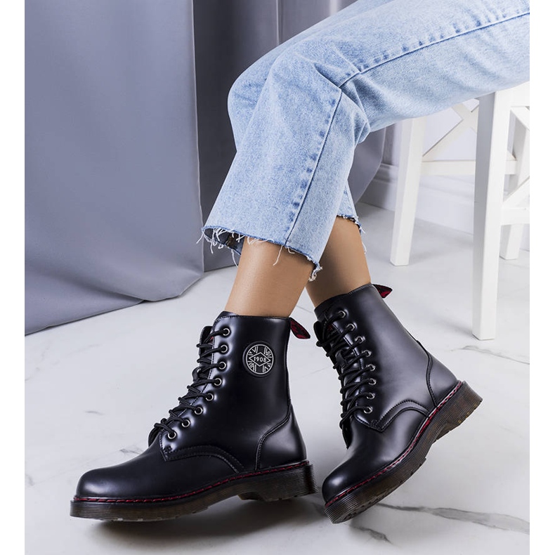 Stivali neri isolati LCJ-22-31-1437LA Lee Cooper nero 1