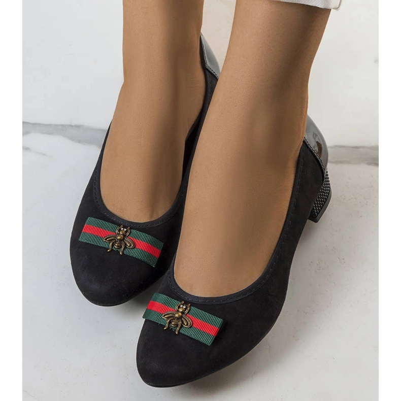 Décolleté nere di Manelia nero 1