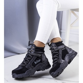 Stivali neri isolati LCJ-22-31-1441L Lee Cooper nero 1