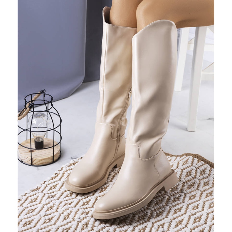 Stivali isolanti beige Prinio 1