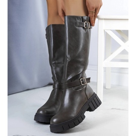 Stivali caldi verdi di Merli verde 1