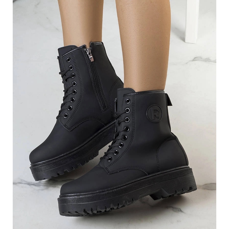 Scarpe Dirk nere opache nero 1