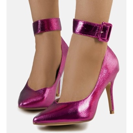 Tacco Janin rosa metallizzato multicolore 1
