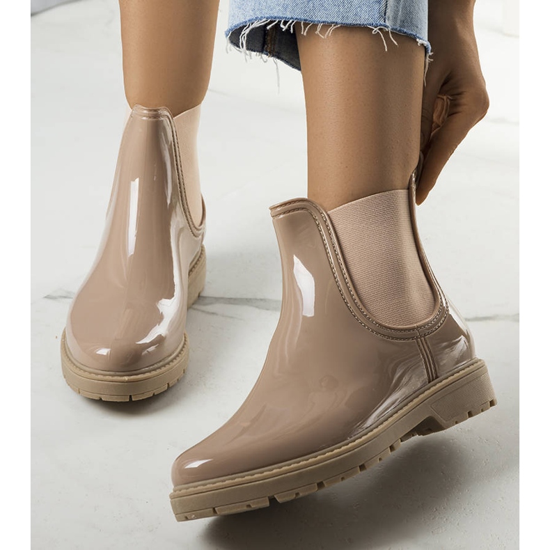 PA1 Stivali da pioggia Kemi beige 1