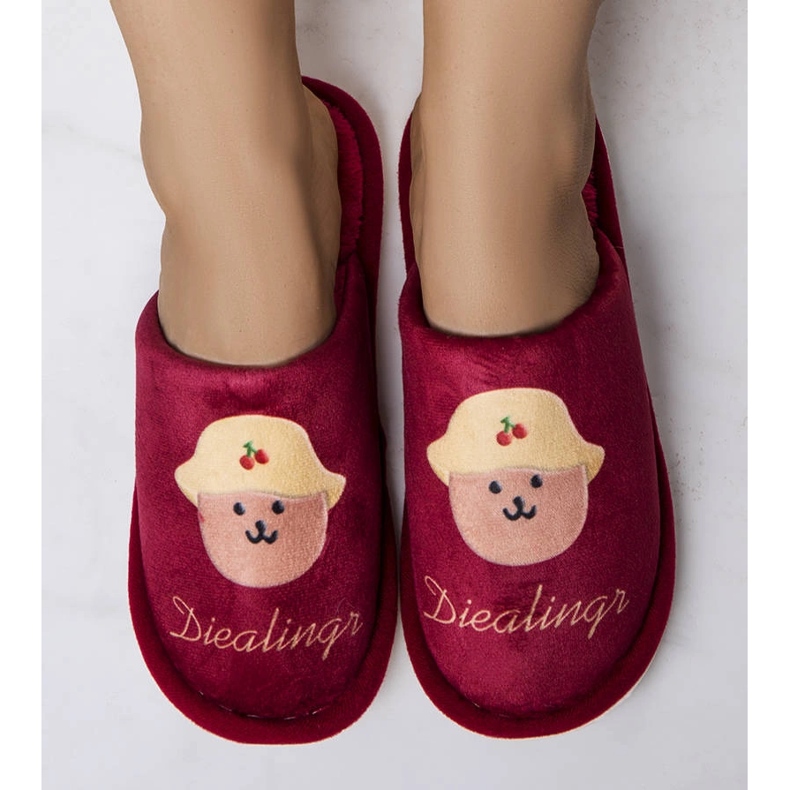 Morbide pantofole Diealings rosse rosso 1