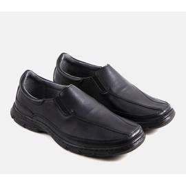 Scarpe slip-on nere da uomo di Kalin nero 1