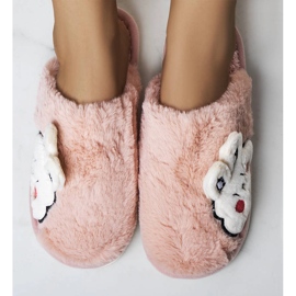 Morbide pantofole Half Bunny rosa chiaro 1