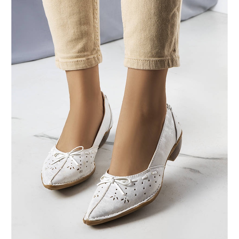 BM Ballerine bianche Glazko bianca 1