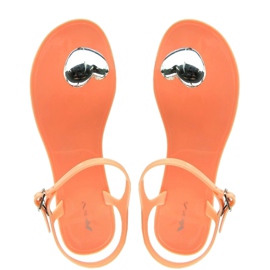Sandali Meliski con cuore PT63 arancione arancia 1