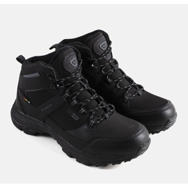 Scarpe da trekking isolate nere di Layne nero 1