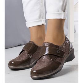BM Drancy scarpe brogue marroni marrone cachi 1