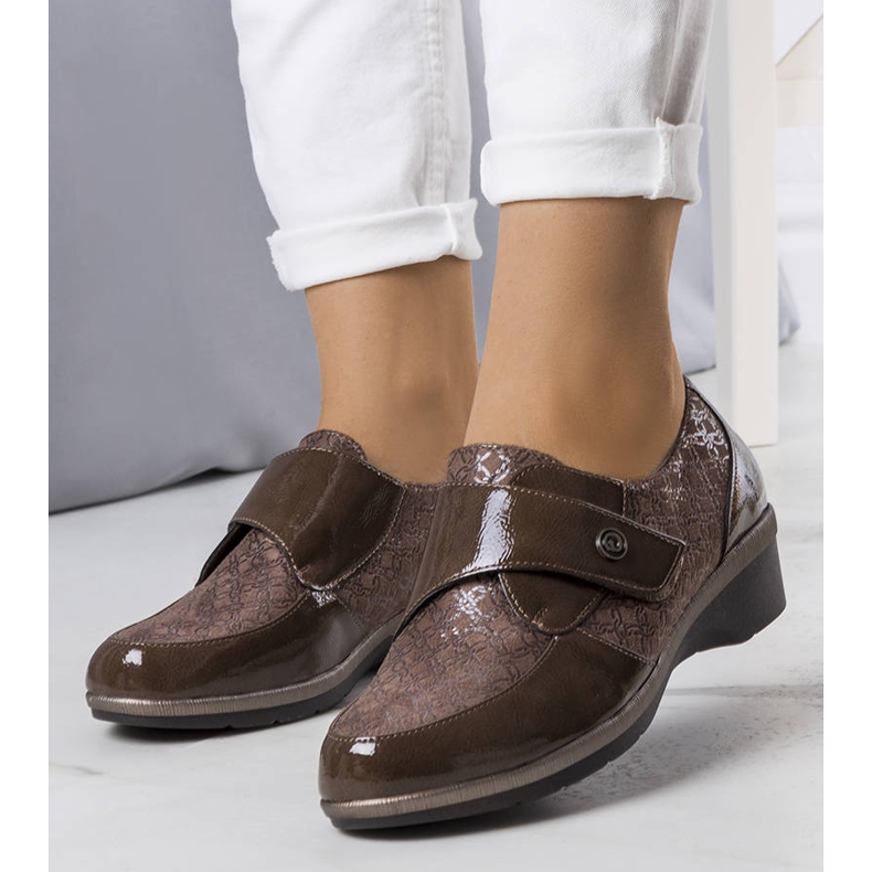 BM Drancy scarpe brogue marroni marrone cachi 1