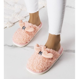 Pantofole rosa con pelliccia di Rosny 1