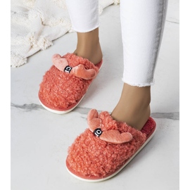 BM Pantofole rosa scuro con pelliccia di Rosny 1