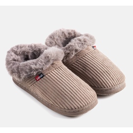 Pantofole alte marroni da uomo Ruest marrone 1