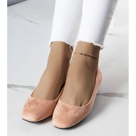 Ballerine in camoscio rosa di Jules 1