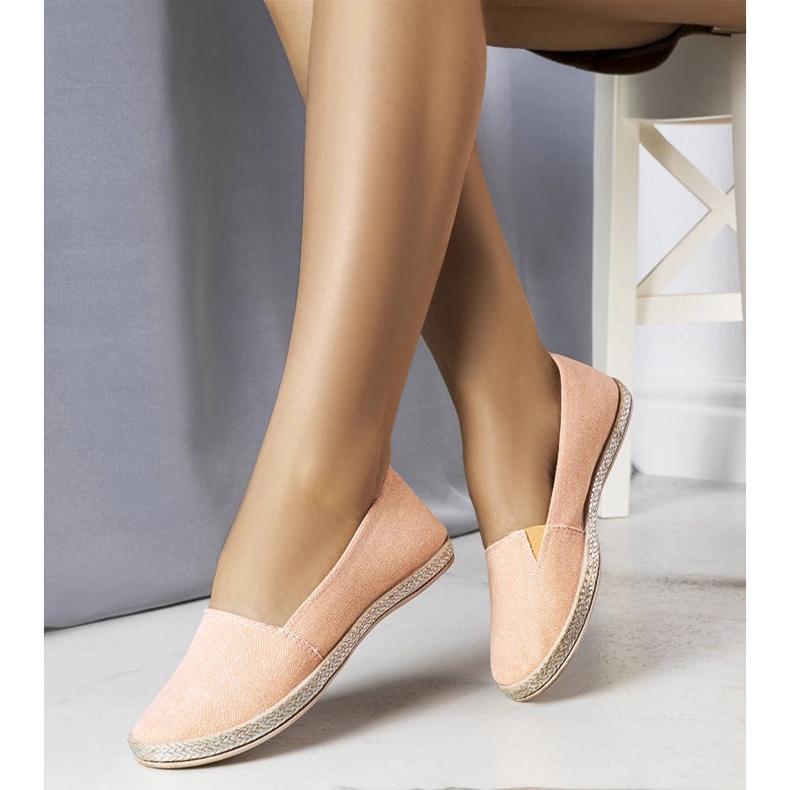 Espadrillas rosa Amiral da donna 1