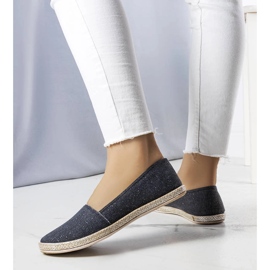 Espadrillas nere Amiral da donna nero 1