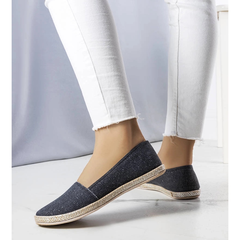 Espadrillas nere Amiral da donna nero 1