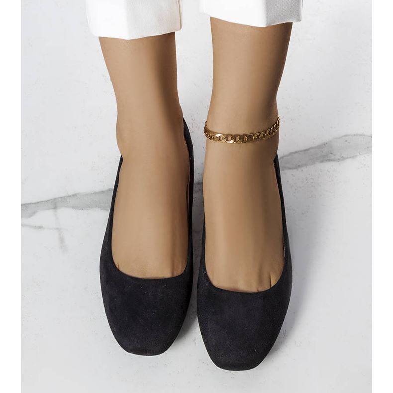 Ballerine in camoscio nero di Jules 1