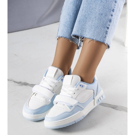 Sneakers blu da donna Kadie bianco 1