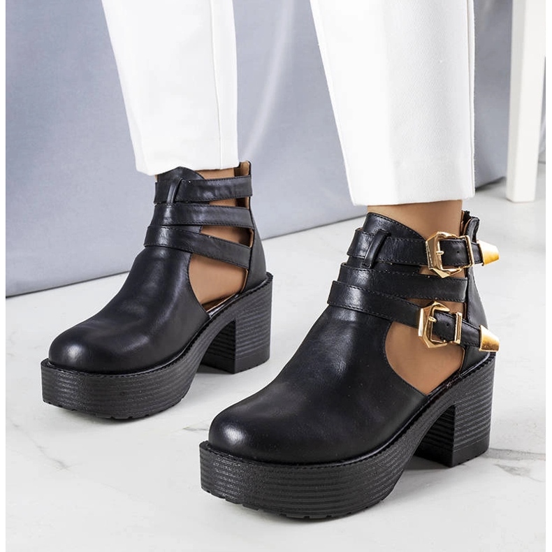 Stivaletti neri di Nellie nero 1