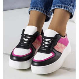 Sneakers rosa e nere da donna di Luzia nero 1