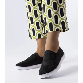 Sneaker in ecopelle nera di Jamal nero 1