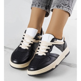 Sneakers nere da donna Marcella beige 1