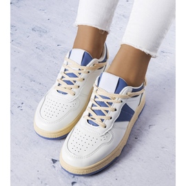 Sneakers bianche e blu da donna di Marcella bianco 1