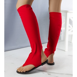 Infradito rosse di Irma rosso 1