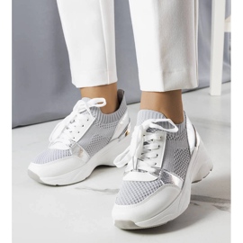 Sneakers con zeppa grigie di Ann grigio 1
