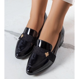 Décolleté Vinceza in vernice nera nero 1