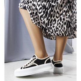PA1 Sneakers nere con plateau di Connie nero 1