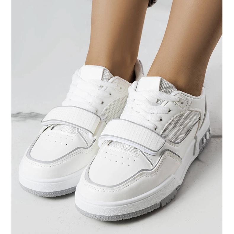 Sneakers Ollie da donna di colore grigio bianca 1
