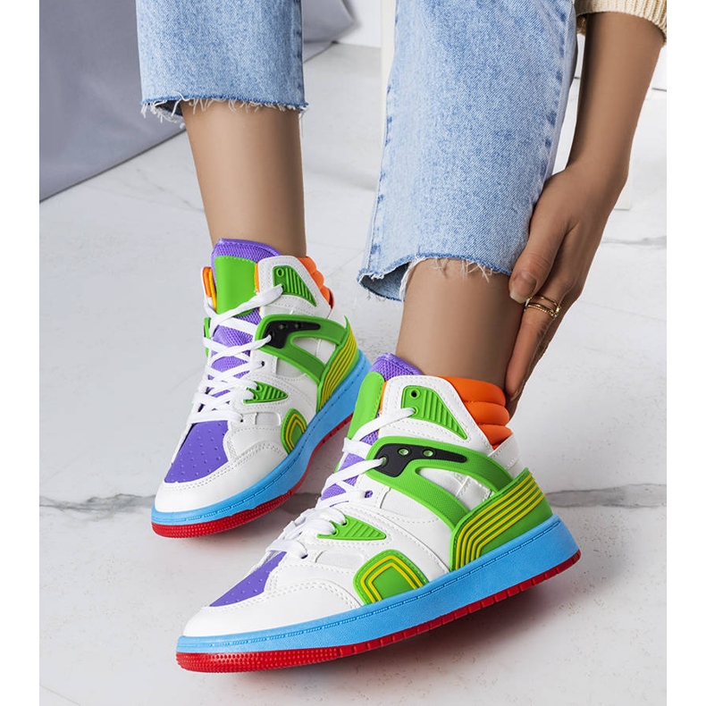 Sneakers verdi di Marjorie bianco 1