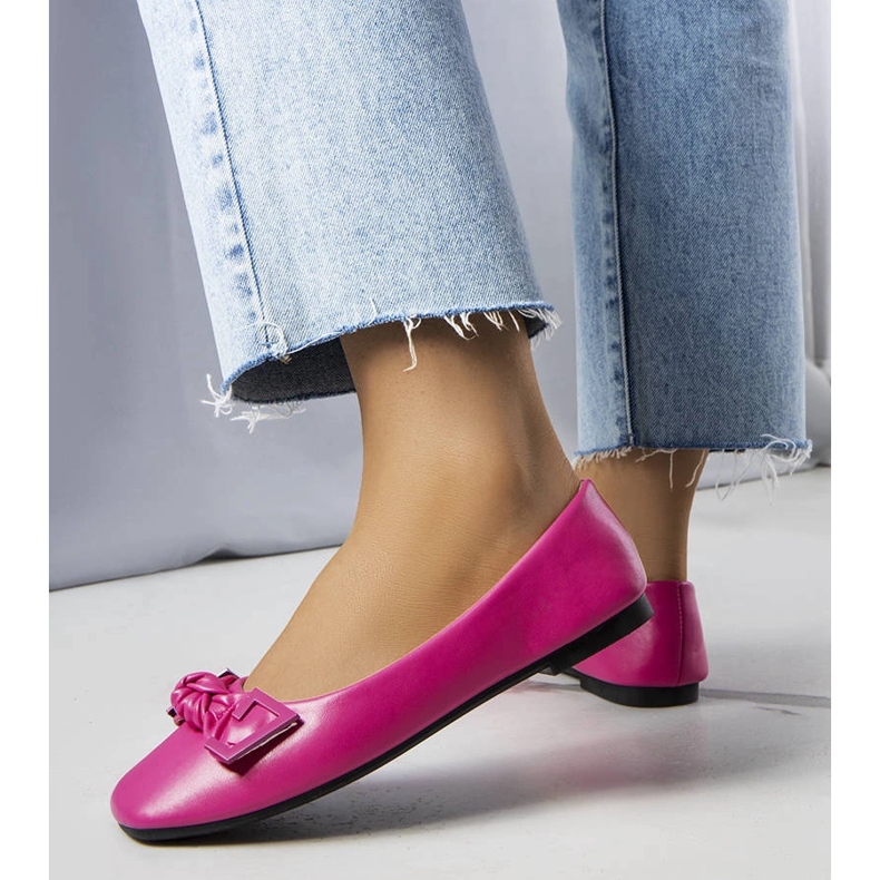Ballerine rosa con fiocco di Tabitha 1